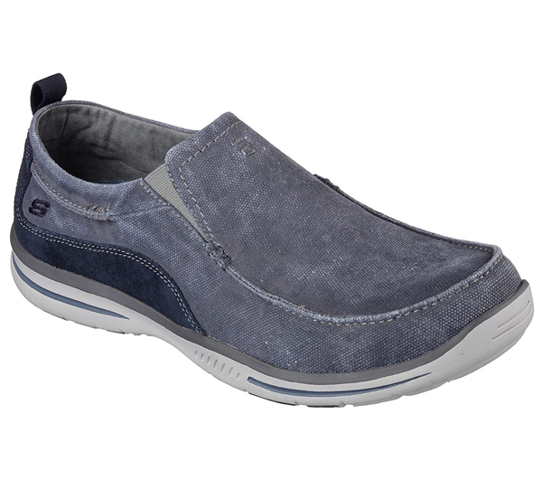 Skechers Men Relaxed Fit: Elected - Drigo Navy
