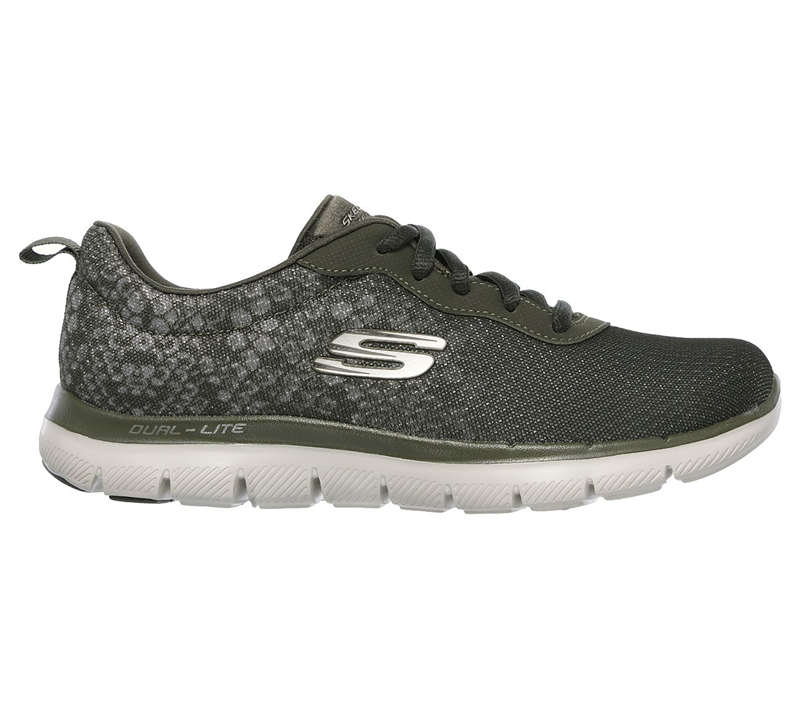 Skechers Women Flex Appeal 2.0 Olive