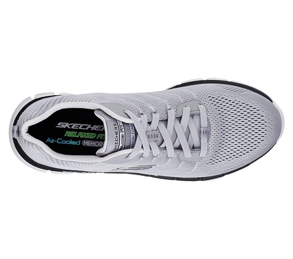 Skechers Men Skech-Flex 2.0 - Milwee Light Gray/Black
