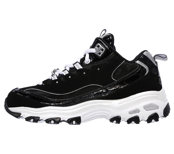 Skechers Women D'Lites - Style Revamp Black/White