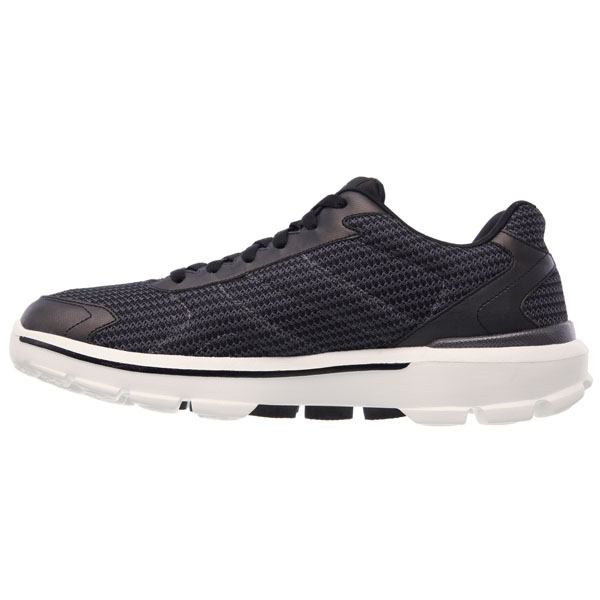 Skechers Men Extra Wide Fit (4E) Shoes - Fitknit Black/White