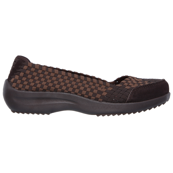 Skechers Women Relaxed Fit: Savor - Just Weave IT Chocolate