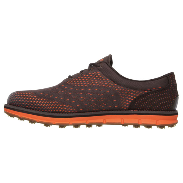 Skechers Men Extra Wide Fit (4E) Shoes - Brown/Orange