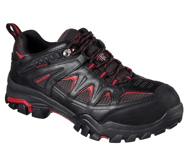 Skechers Men Work: Delleker WP Black/Red