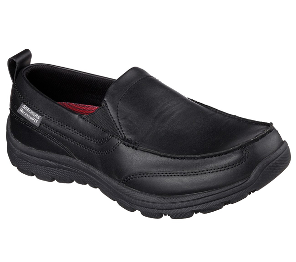 Skechers Men Work: Relaxed Fit - Hobbes Black