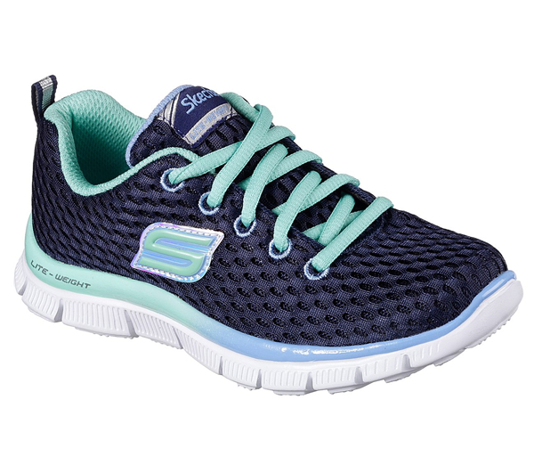Skechers Girls Skech Appeal - Rushing Racer Navy/Aqua