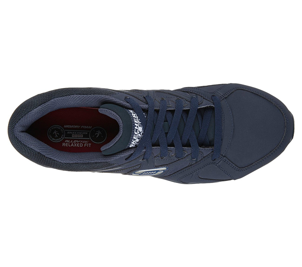 Skechers Men Work: Relaxed Fit Synergy - Ekron Alloy Toe Navy