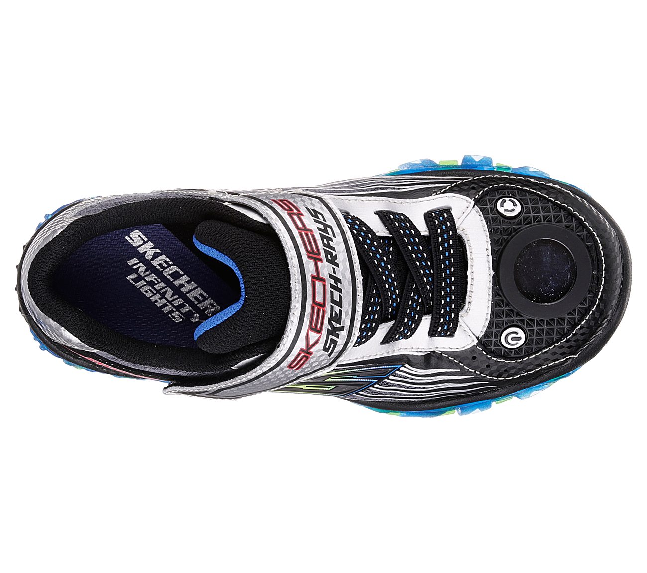 Skechers Boys Lights: Street Lightz 2.0 - Skech Rayz Sliver/Multi