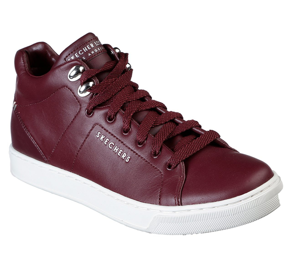 Skechers Women Prima - Leather Lacers Burgundy