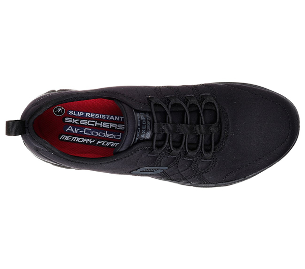 Skechers Women Work: Relaxed Fit Ghenter - Srelt Black
