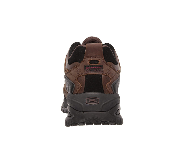 Skechers Men Work: Relaxed Fit Soft Stride - Constructor II Comp Toe Brown