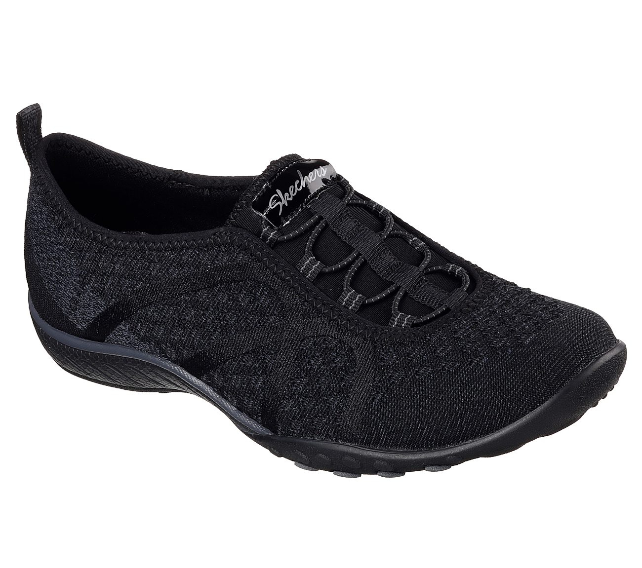Skechers Women Relaxed Fit: Breathe Easy - Fortune-Knit Black