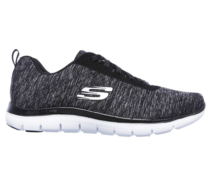Skechers Women Flex Appeal 2.0 Black/White