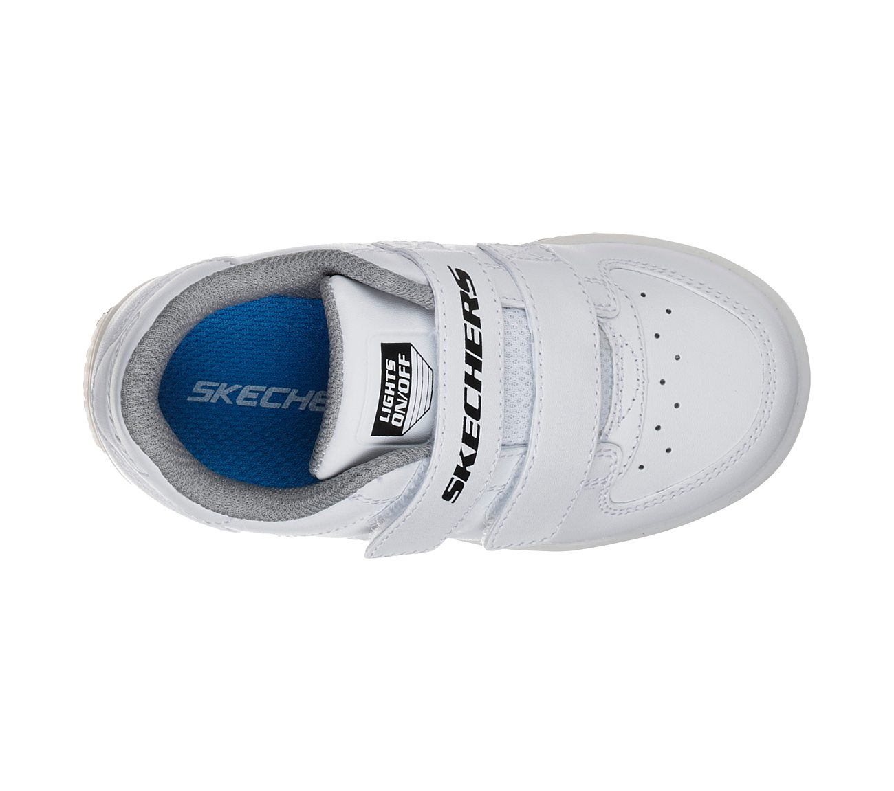 Skechers Boys S Lights: Energy Lights - Gusto Glow White