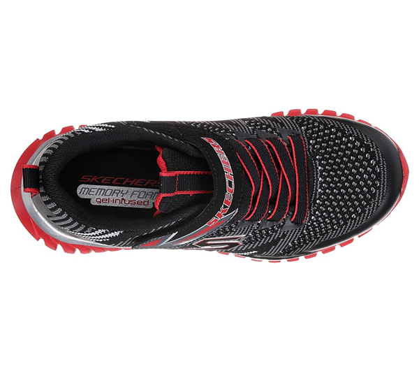 Skechers Boys Spektrix Black/Red