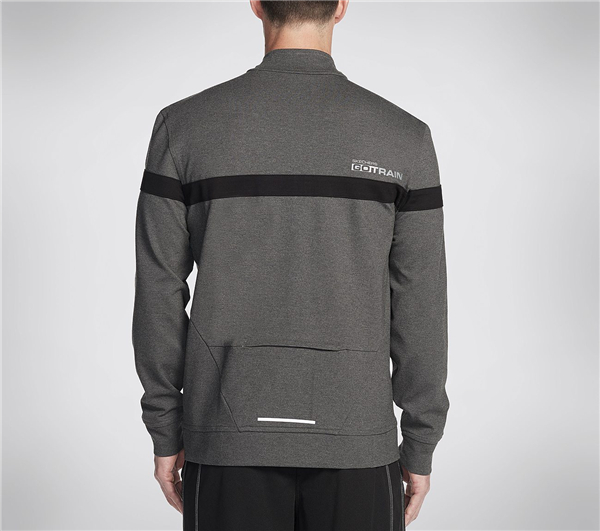 Skechers Men Trackster Jacket Charcoal