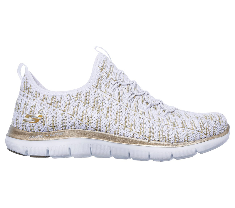 Skechers Women Flex Appeal 2.0 - Insights White/Gold