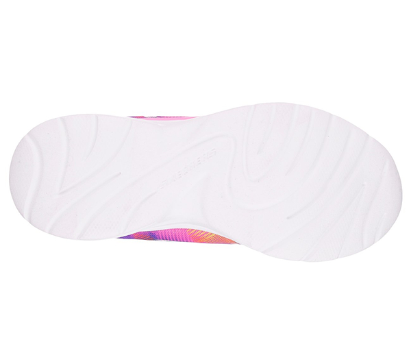 Skechers Girls Spirit Sprintz - Rainbow Raz Neon Pink/Multi