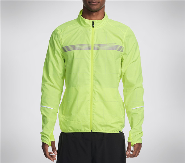 Skechers Men Paceline Packable Jacket Yellow