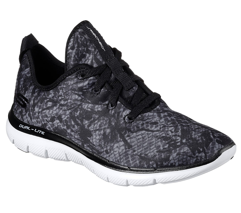 Skechers Women Flex Appeal 2.0 - Change Up Black/White