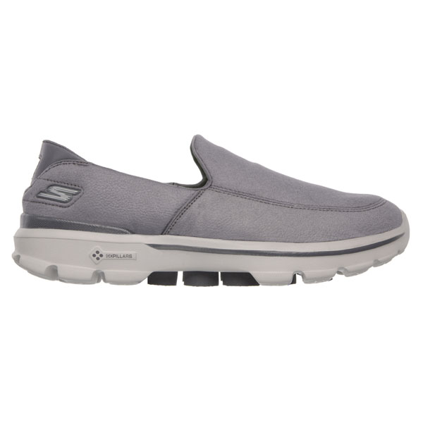 Skechers Men Extra Wide Fit (4E) Shoes - LT Charcoal