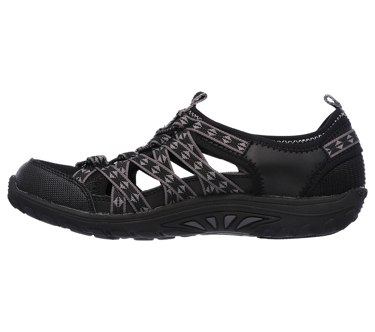 Skechers Women Relaxed Fit: Reggae Fest - Dory Black