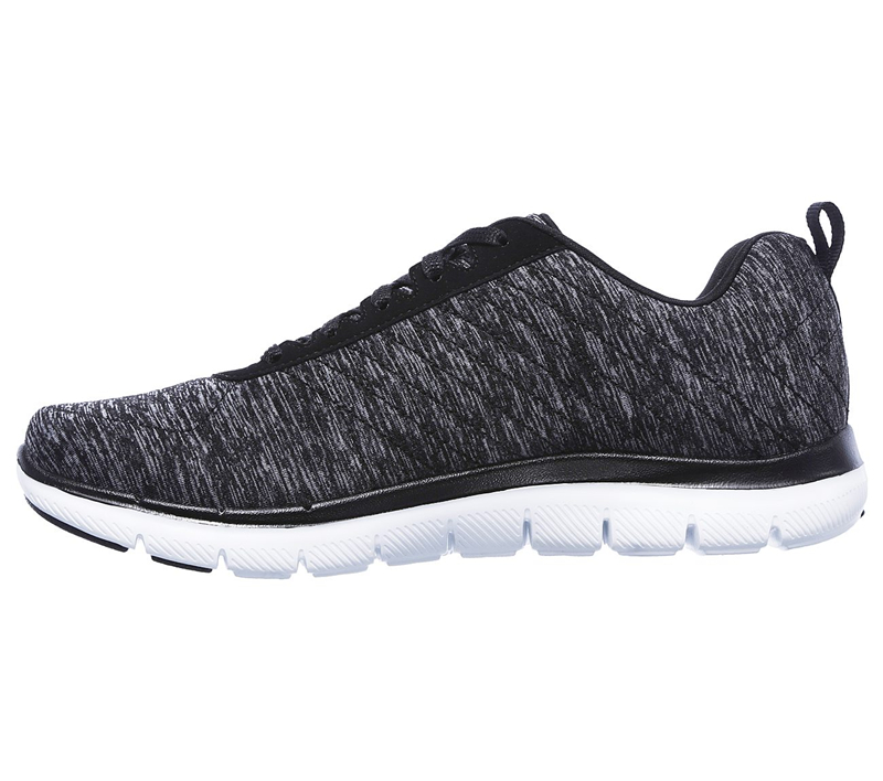 Skechers Women Flex Appeal 2.0 Black/White