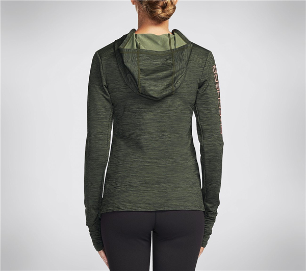 Skechers Women Point Dume Hoodie Green