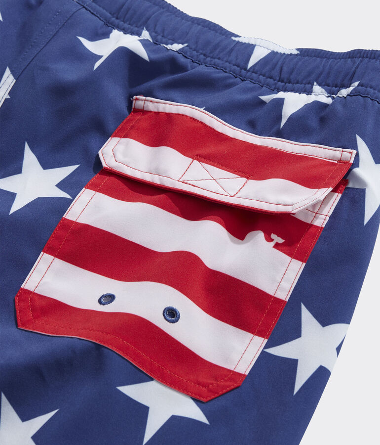 7 Inch Printed Chappy Trunks
