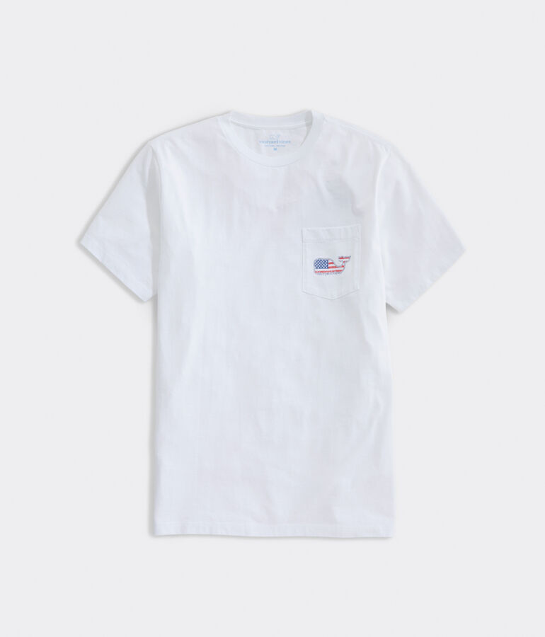 vineyard vines Americana Whale Short-Sleeve Pocket Tee