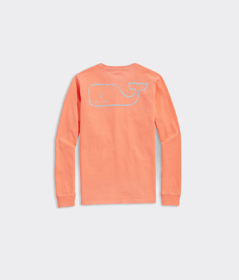 Boys' Vintage Whale Long-Sleeve Pocket Tee
