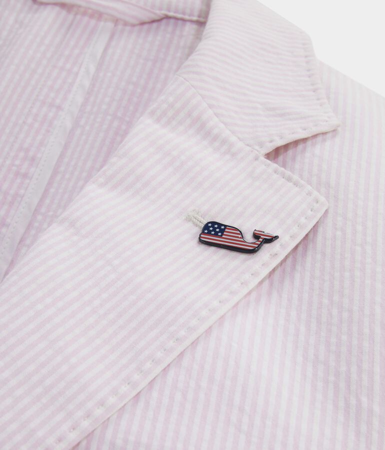 Seersucker Blazer