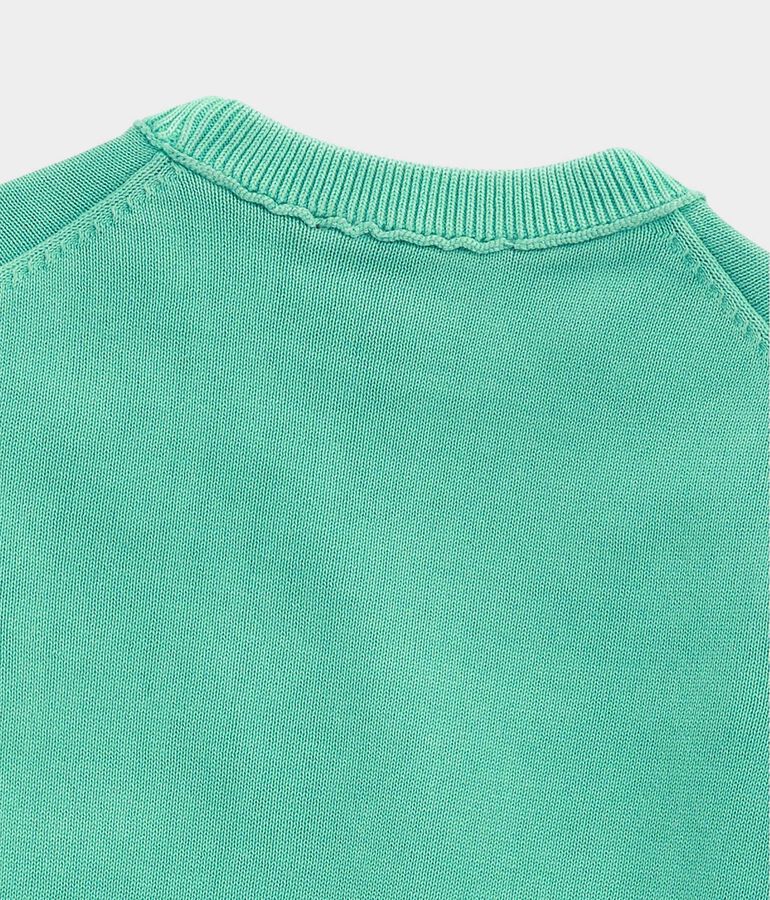 Boys' Garment-Dyed Crewneck Sweater