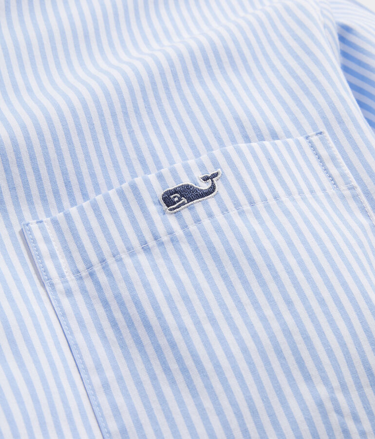Stretch Poplin Stripe Shirt