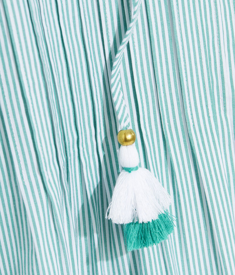 Striped Pintuck Top