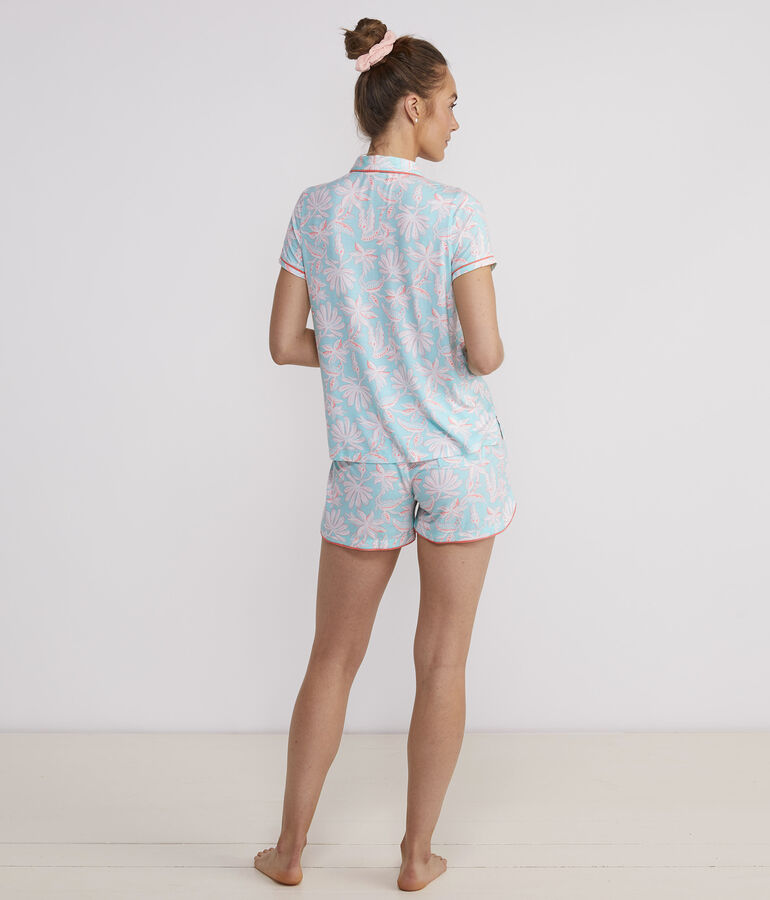 Cay Floral Super-Soft Pajama Shorts Set