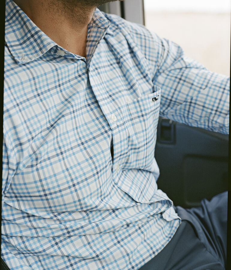 On-The-Go Lightweight Check Shirt