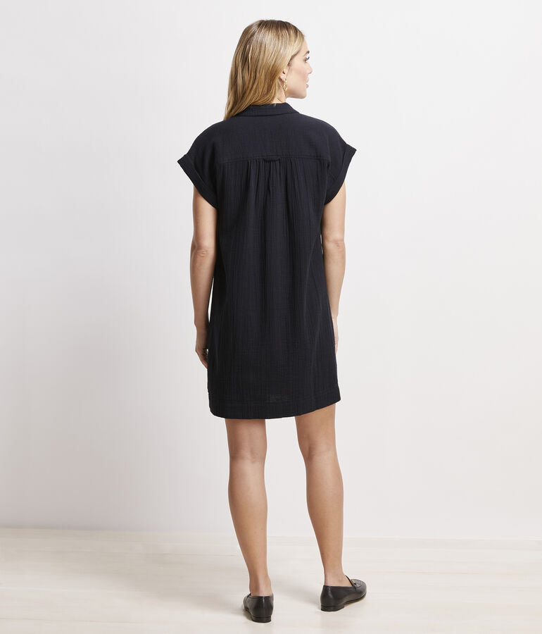 Seastitch Double Gauze Margo Shirt Dress