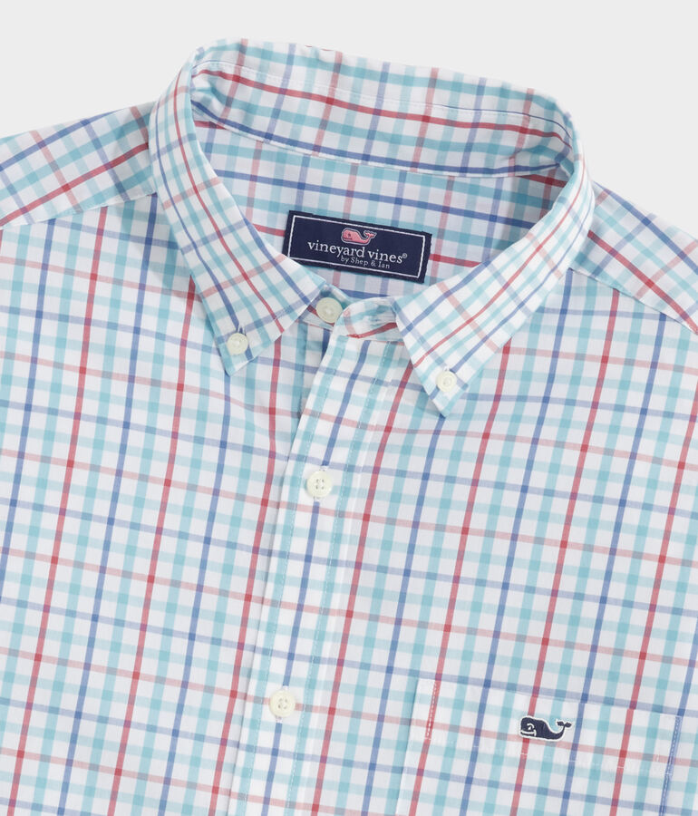 Stretch Poplin Tattersall Shirt