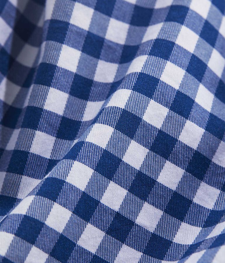 On-The-Go brrr Spread Collar Gingham Shirt