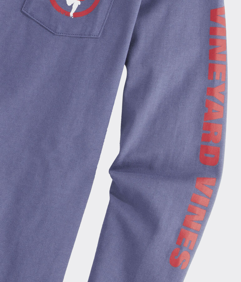 Boys' Lacrosse Knockout Long-Sleeve Pocket Tee