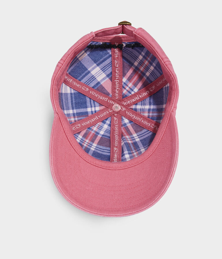 Boys' Madras Print Classic Baseball Hat