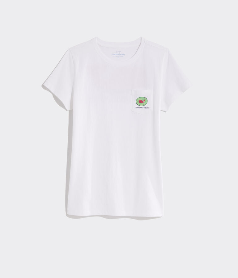 Watermelon Whale Short-Sleeve Pocket Tee