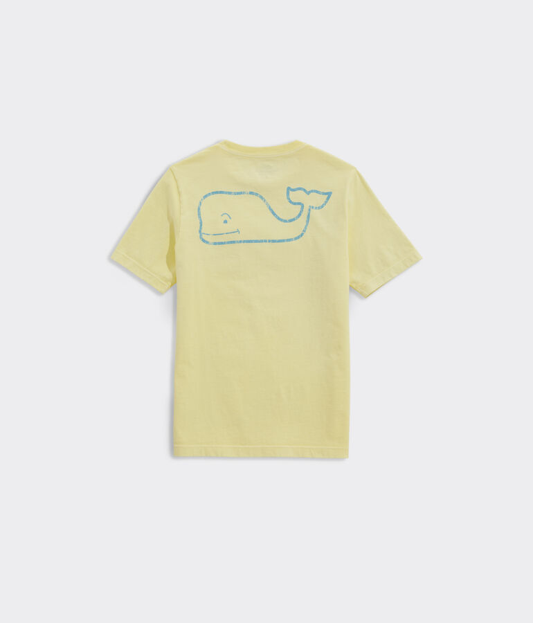 Boys' Glow-In-The-Dark Vintage Whale Short-Sleeve Pocket Tee