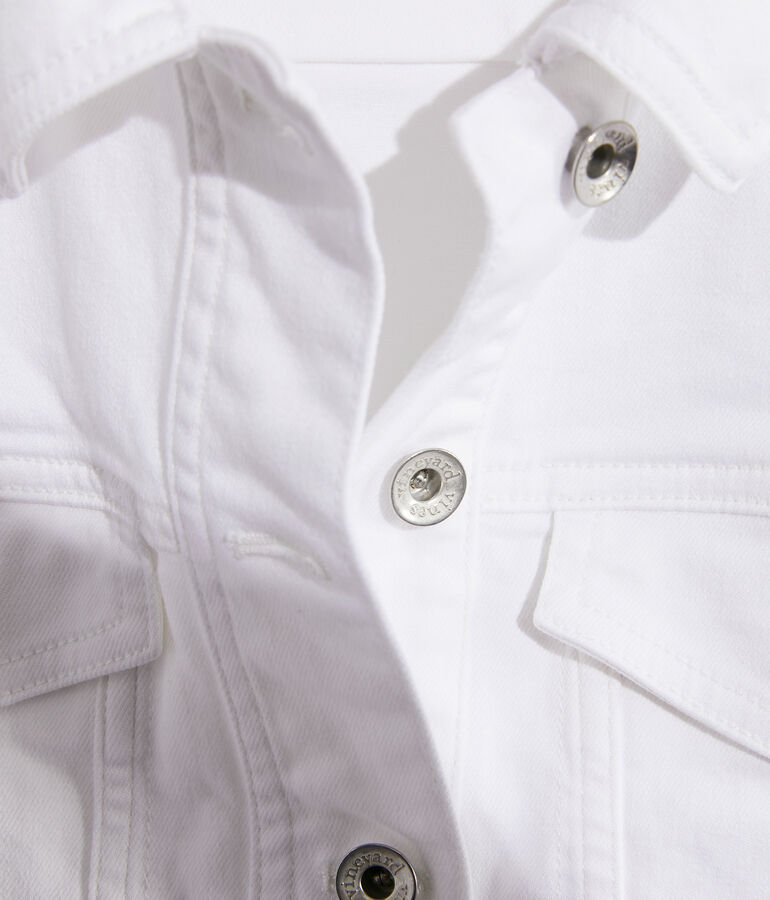 White Jean Jacket