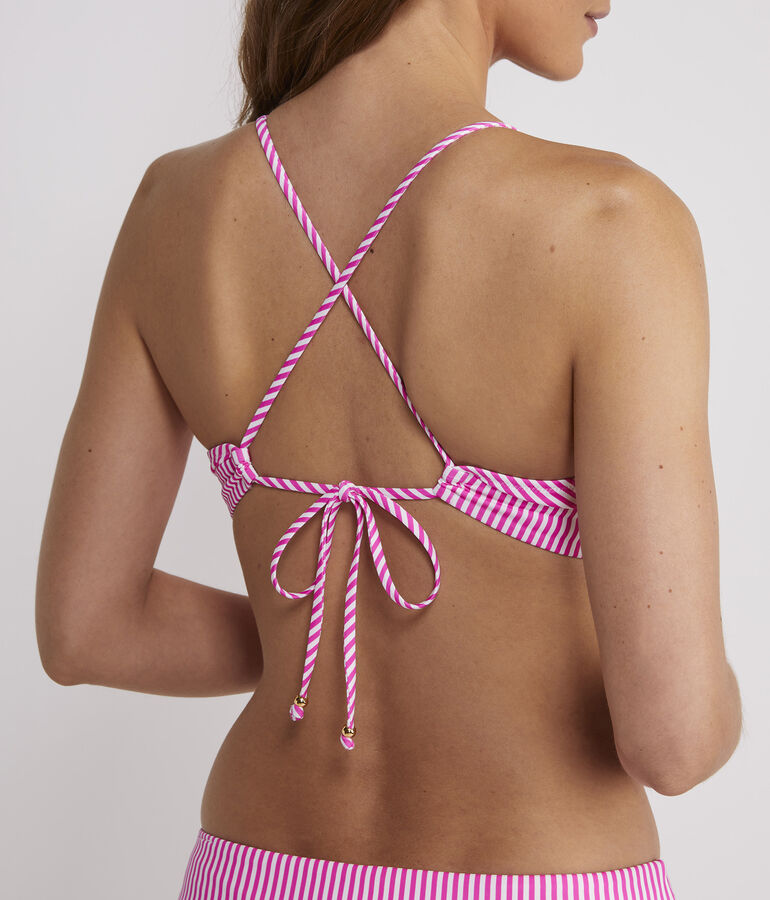 Striped Sconset Bikini Top