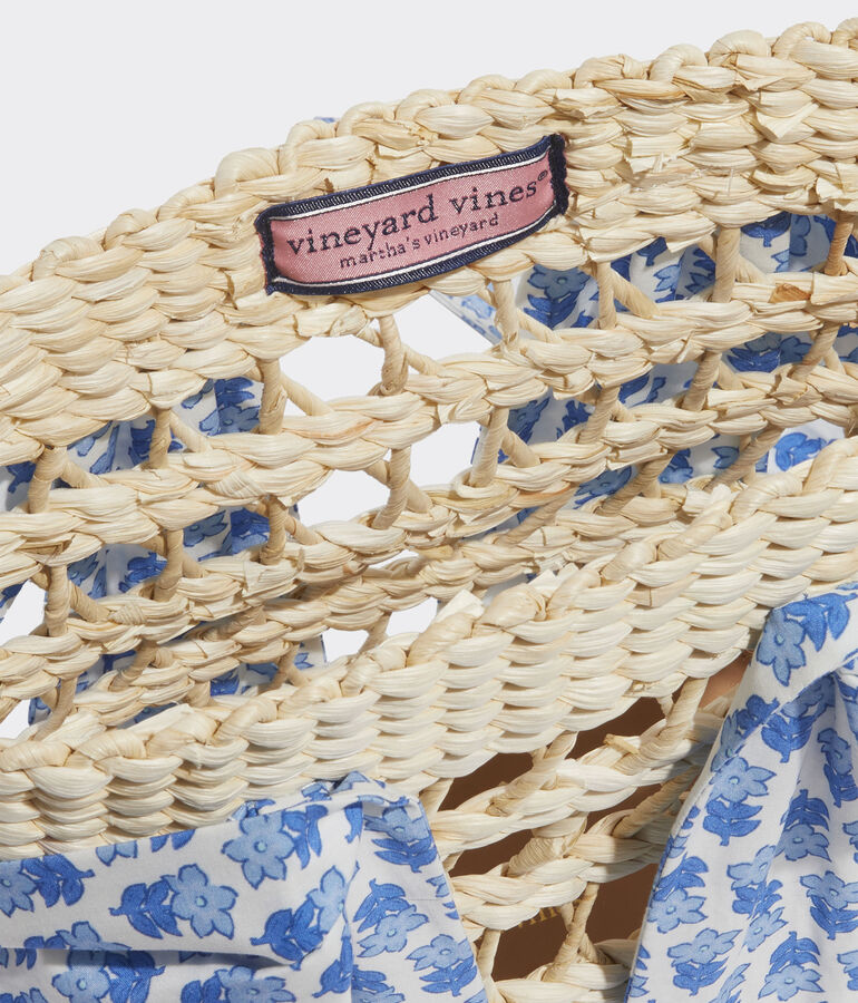 Scarf Tie Basket Bag