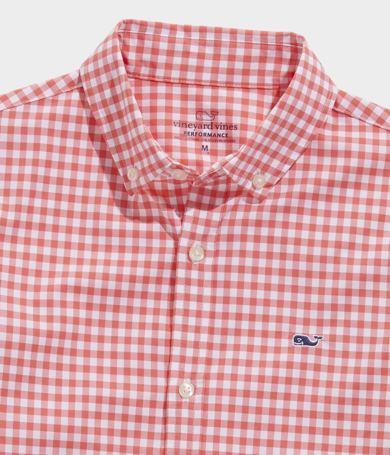 Boys' On-The-Go Lightweight Gingham Shirt