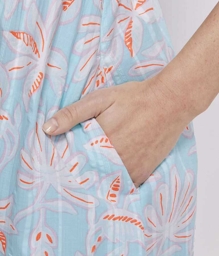 Cay Floral Smocked Midi Dress