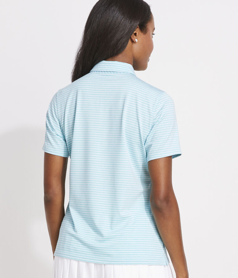Striped Performance Polo